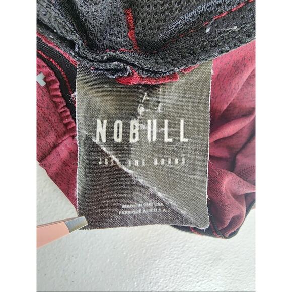 NOBULL Shorts Mens Medium Red Heather Athletic Training Lined Drawstring Pockets - Picture 8 of 13